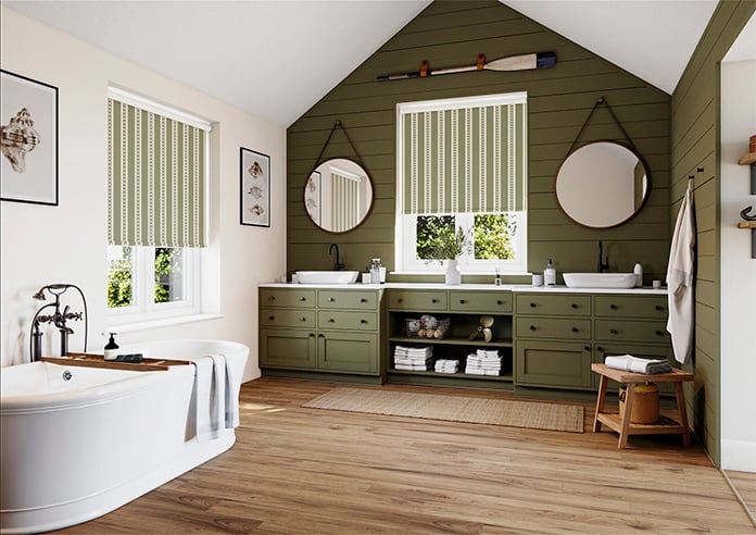 The British Stripe Co. Edgar, Derwent No.1 - Roller Blind - Image 7